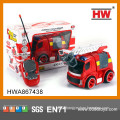 New Design Hot Sale 4CH RC Fire Truck Toy With LED Light And Music